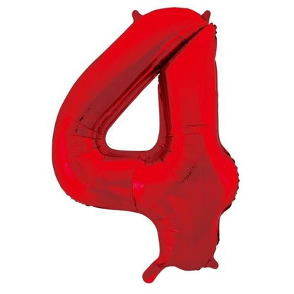 34" Decrotex Foil Balloon - Red #4