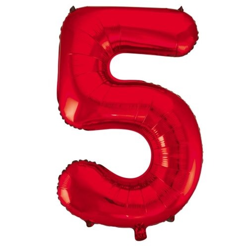34" Decrotex Foil Balloon - Red #5