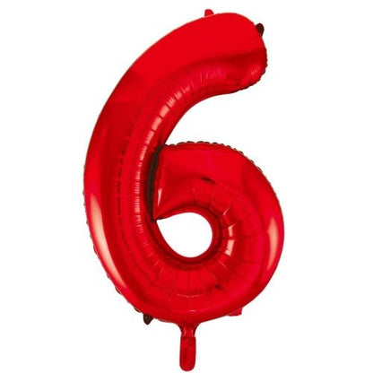 34" Decrotex Foil Balloon - Red #6