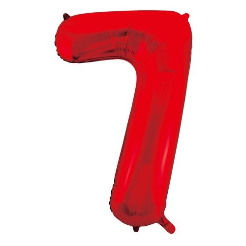 34" Decrotex Foil Balloon - Red #7
