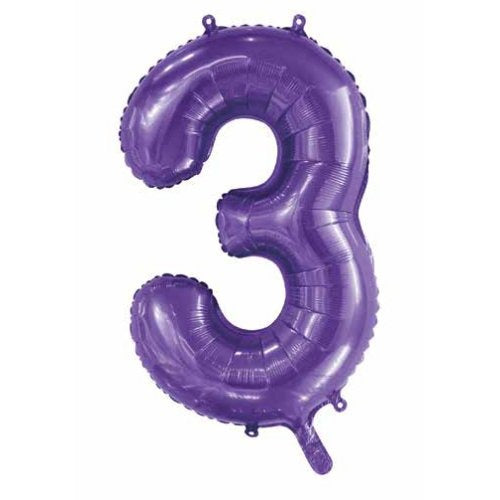 34" Decrotex Foil Balloon - Purple #3
