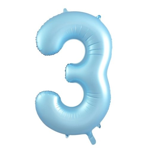 34" Decrotex Foil Balloon - Pastel Blue #3