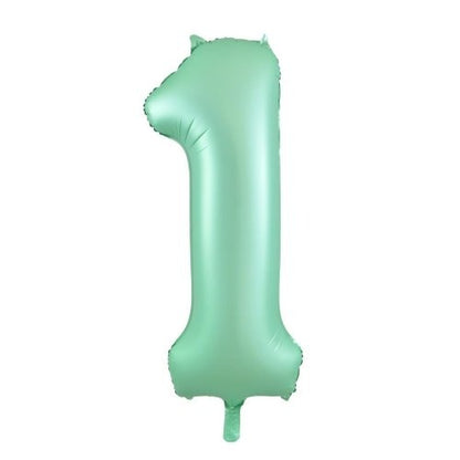 34" Decrotex Foil Balloon - Pastel Mint #1