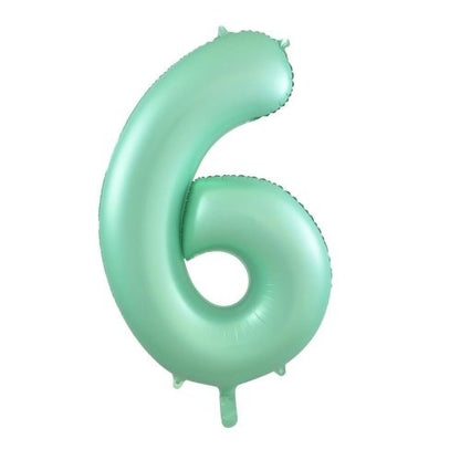 34" Decrotex Foil Balloon - Pastel Mint #6