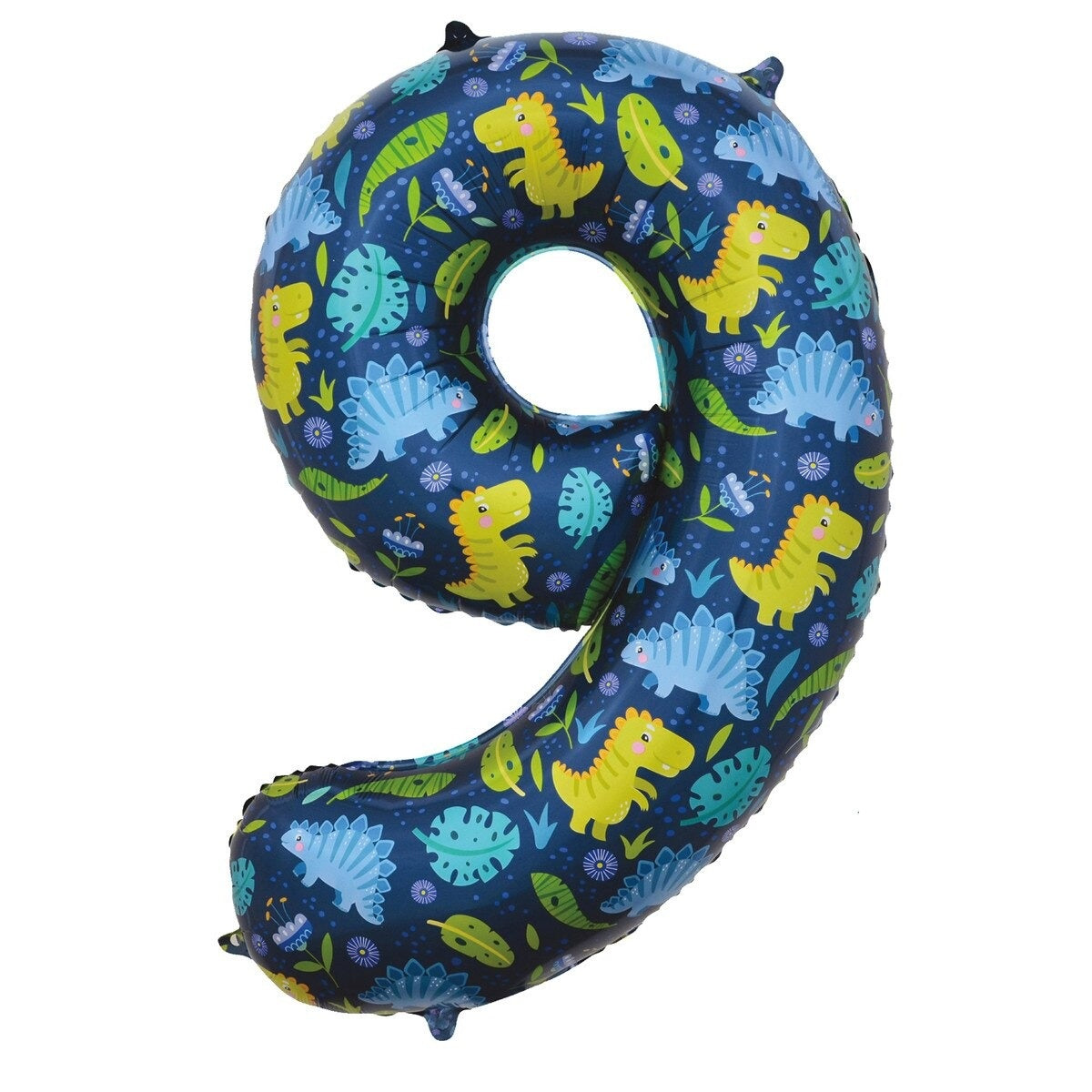 34" NUMERAL FOIL BALLOON  - DINO #9
