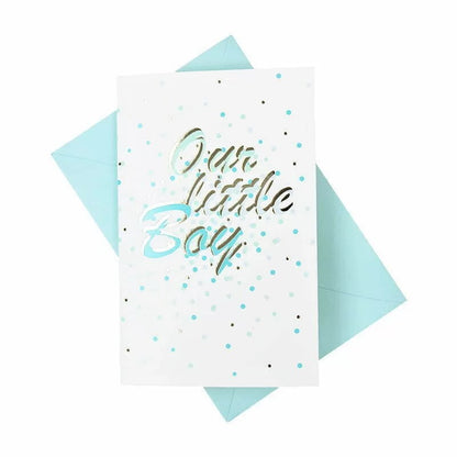 Baby Blue Invitation Card image 0