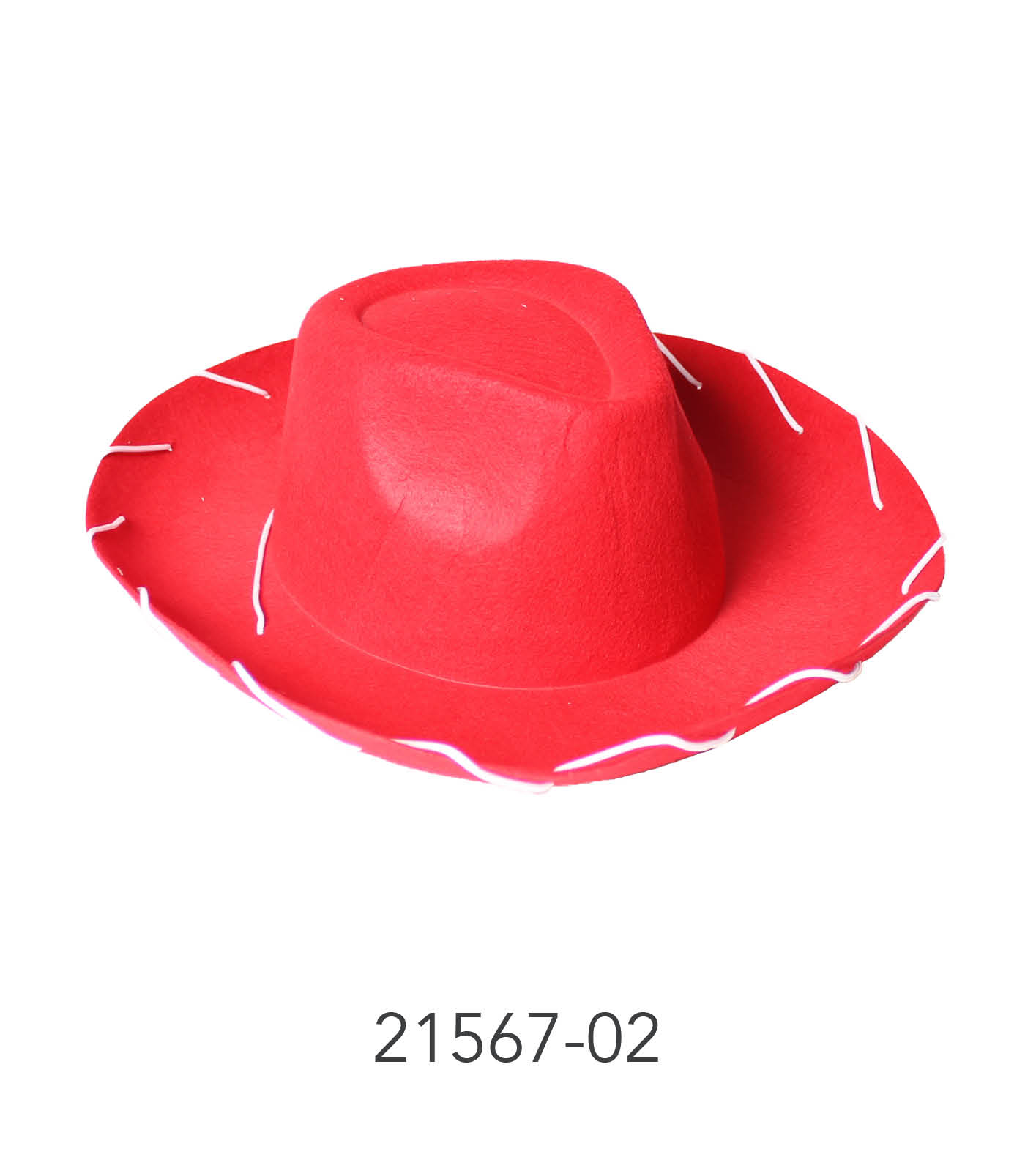 Cowboy Hat with string (Red)