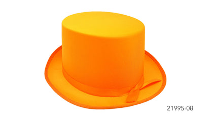 Satin Top Hat (Orange)