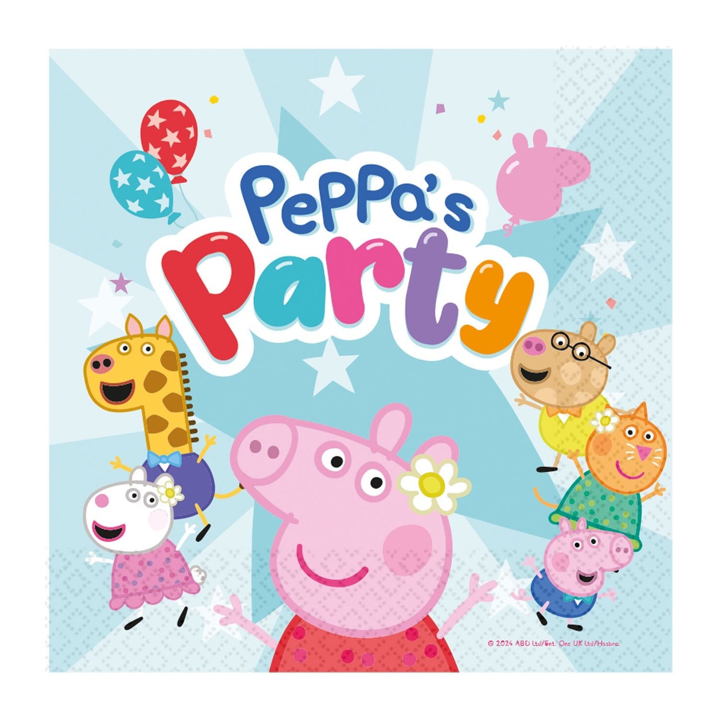 16 Peppa's Party Lunch Napkin image 0