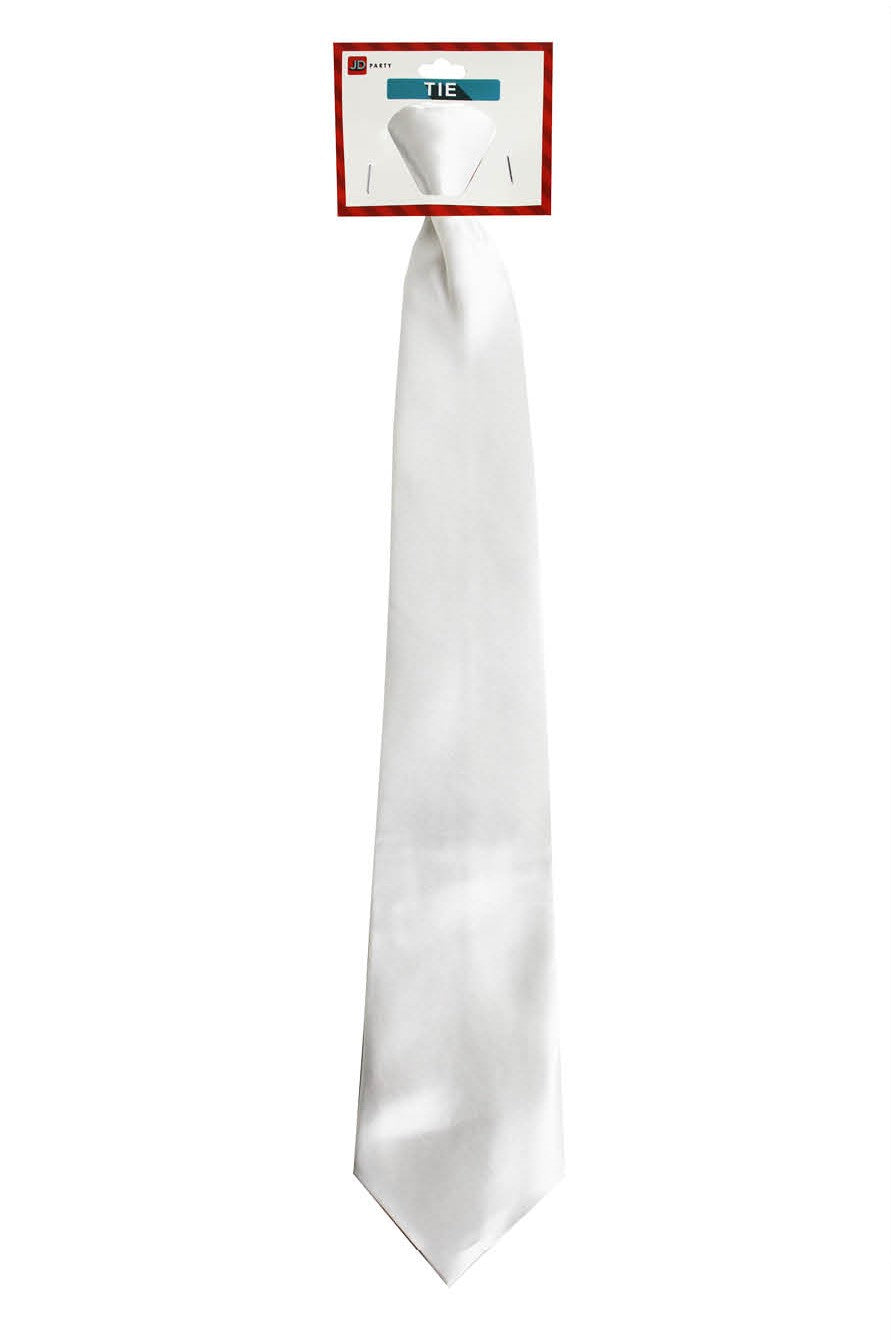 Tie (Plain)(White) image 0