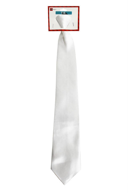 Tie (Plain)(White) image 0
