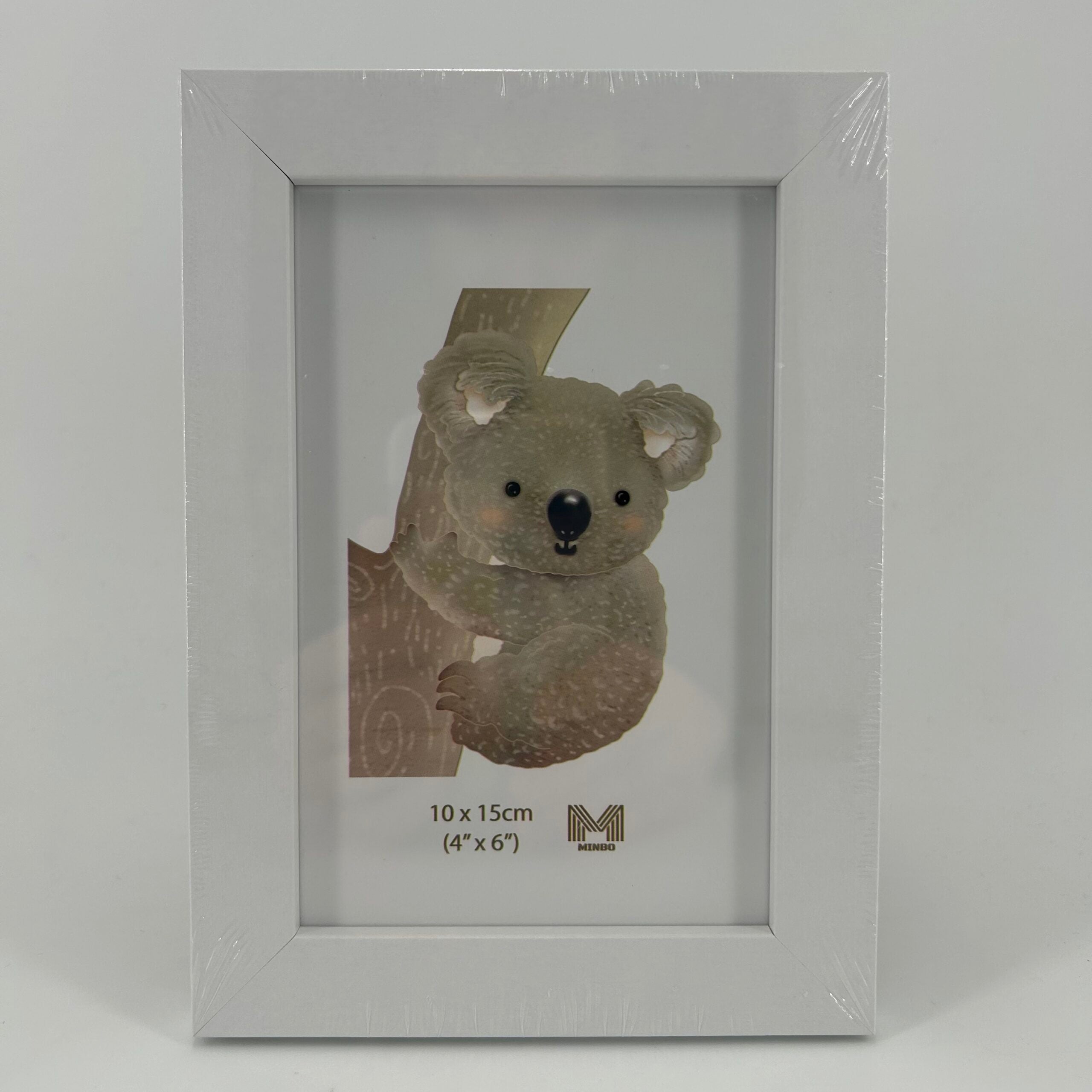4x6 Inch White Photo Frame image 0