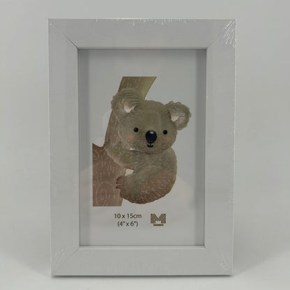 4x6 Inch White Photo Frame image 0