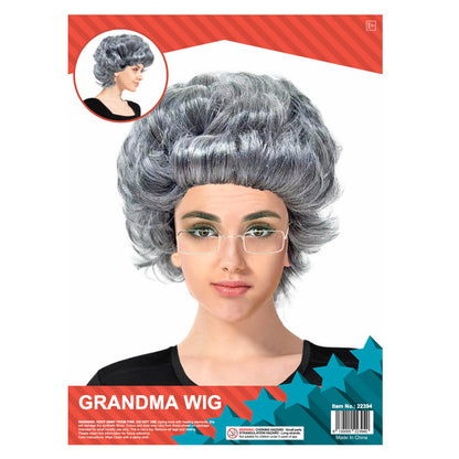 Grey Curly Wig