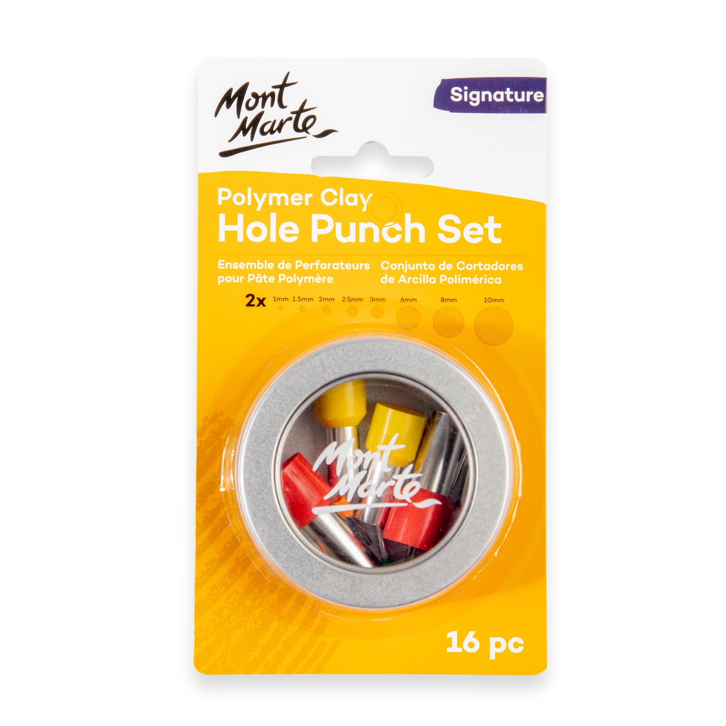 Polymer Clay Hole Punch Set 16pc image 0