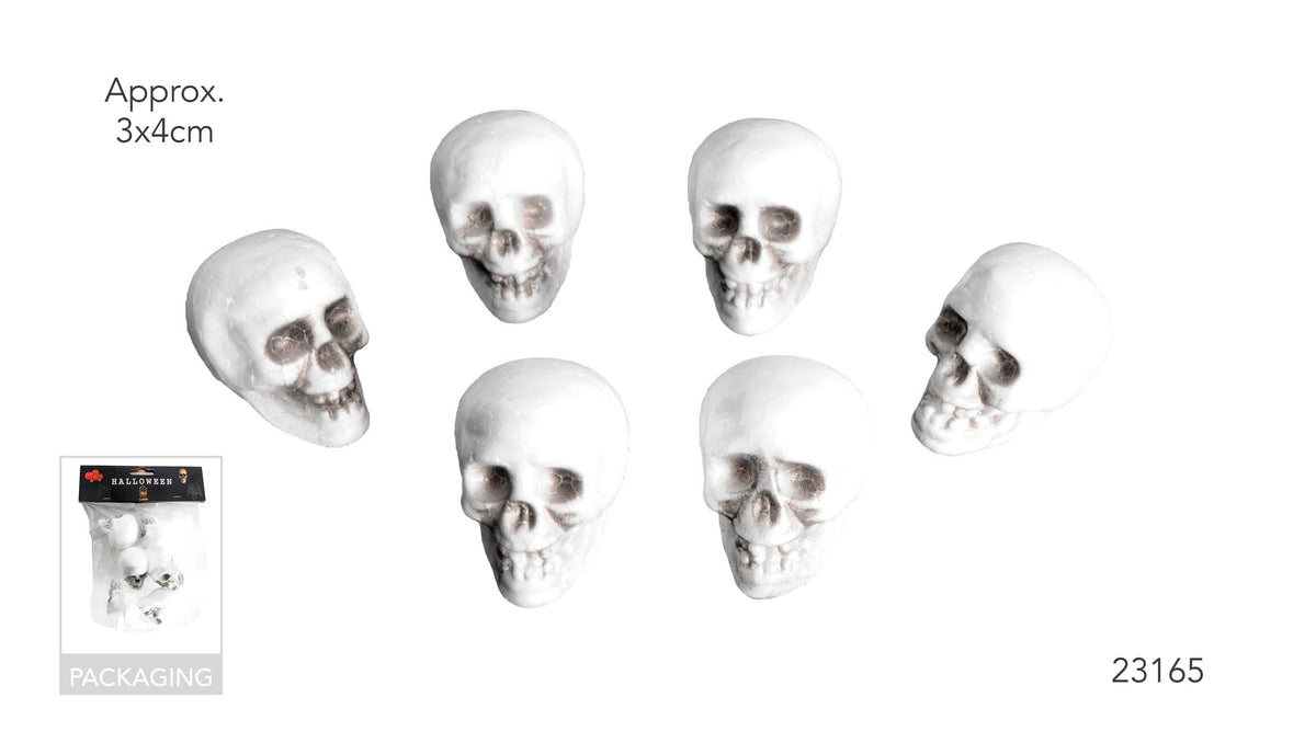 Skull Decoration (6pcs) 3X4CM
