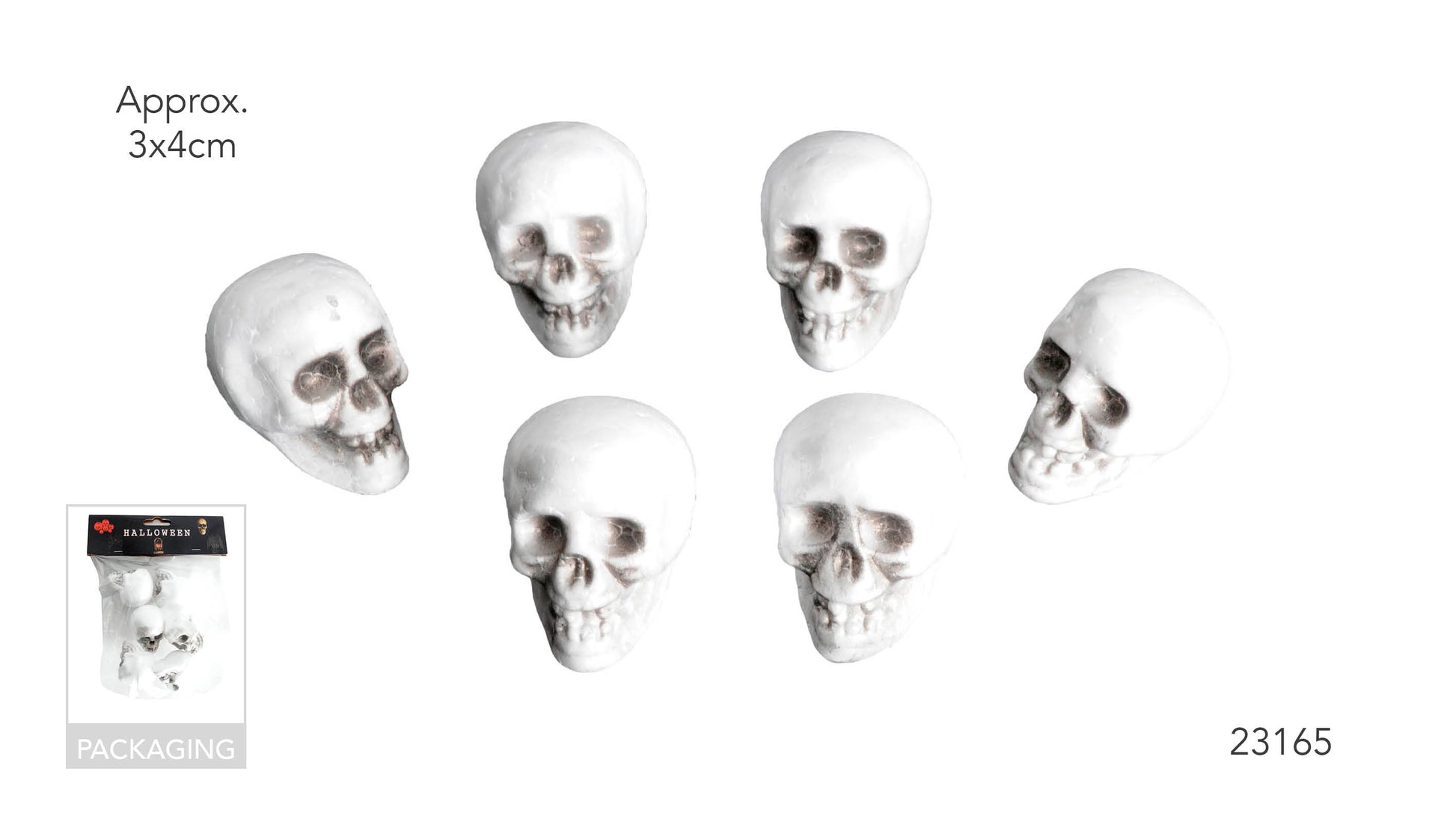 Skull Decoration (6pcs) 3X4CM