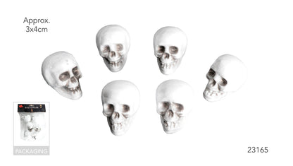 Skull Decoration (6pcs) 3X4CM