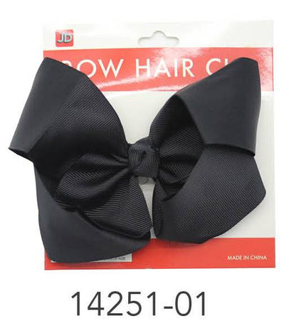 Bow Hair Clip (Black) image 0
