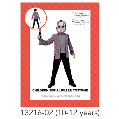 Children Killer Boy Costume (10-12years) image 0