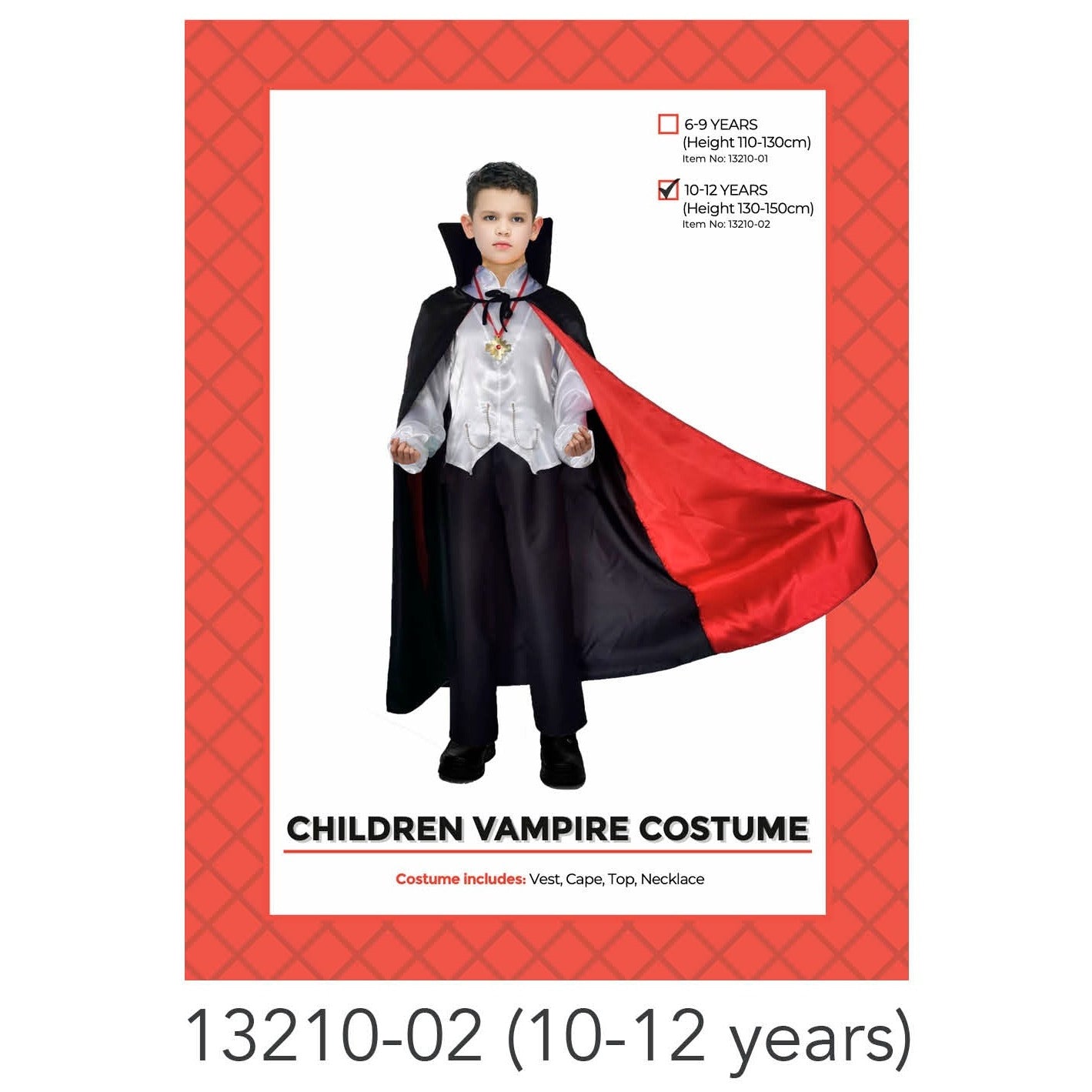 Children Vampire Costume (10-12 years) image 0