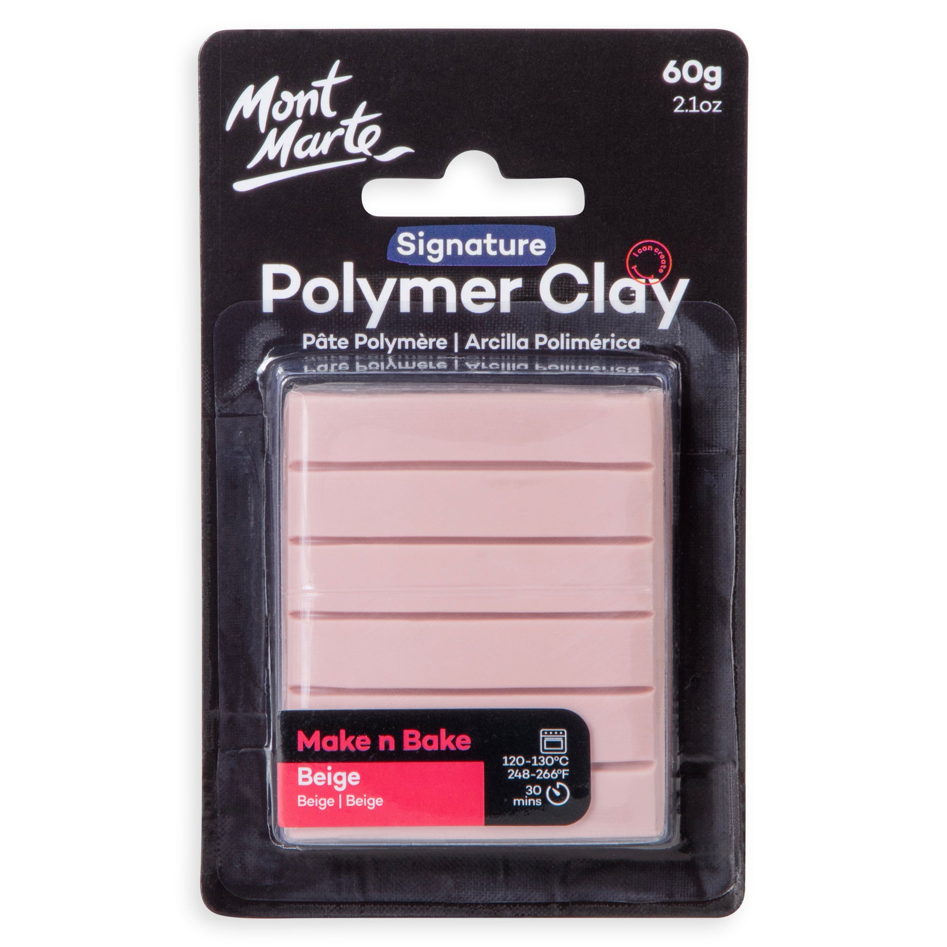 Make n Bake Polymer Clay 60g - Beige image 0