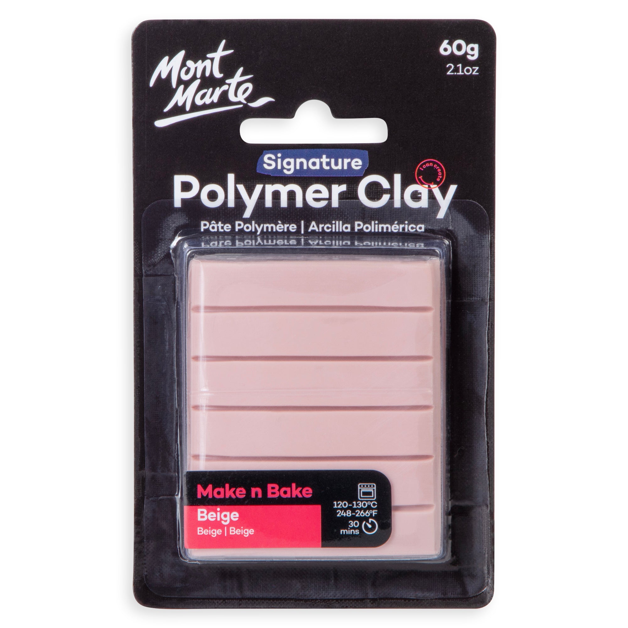 Make n Bake Polymer Clay 60g - Beige image 0