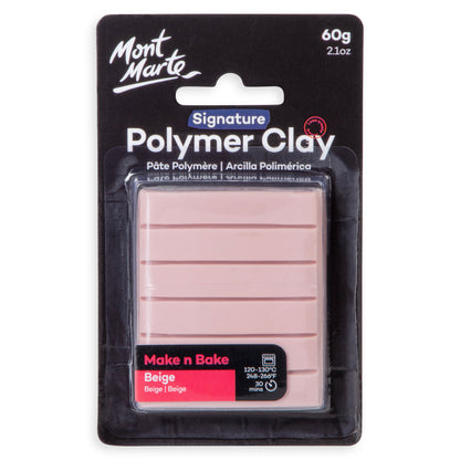 Make n Bake Polymer Clay 60g - Beige image 0