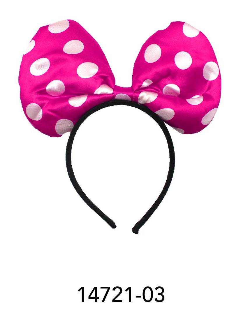 Bow Headband (Hot Pink) image 0