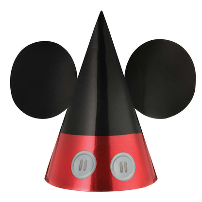 8 Mickey Forever Die-Cut Foil Cone Hats