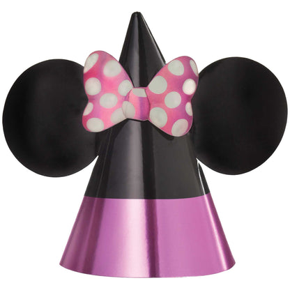 Minnie Mouse Forever Party Cone Hats 8pk