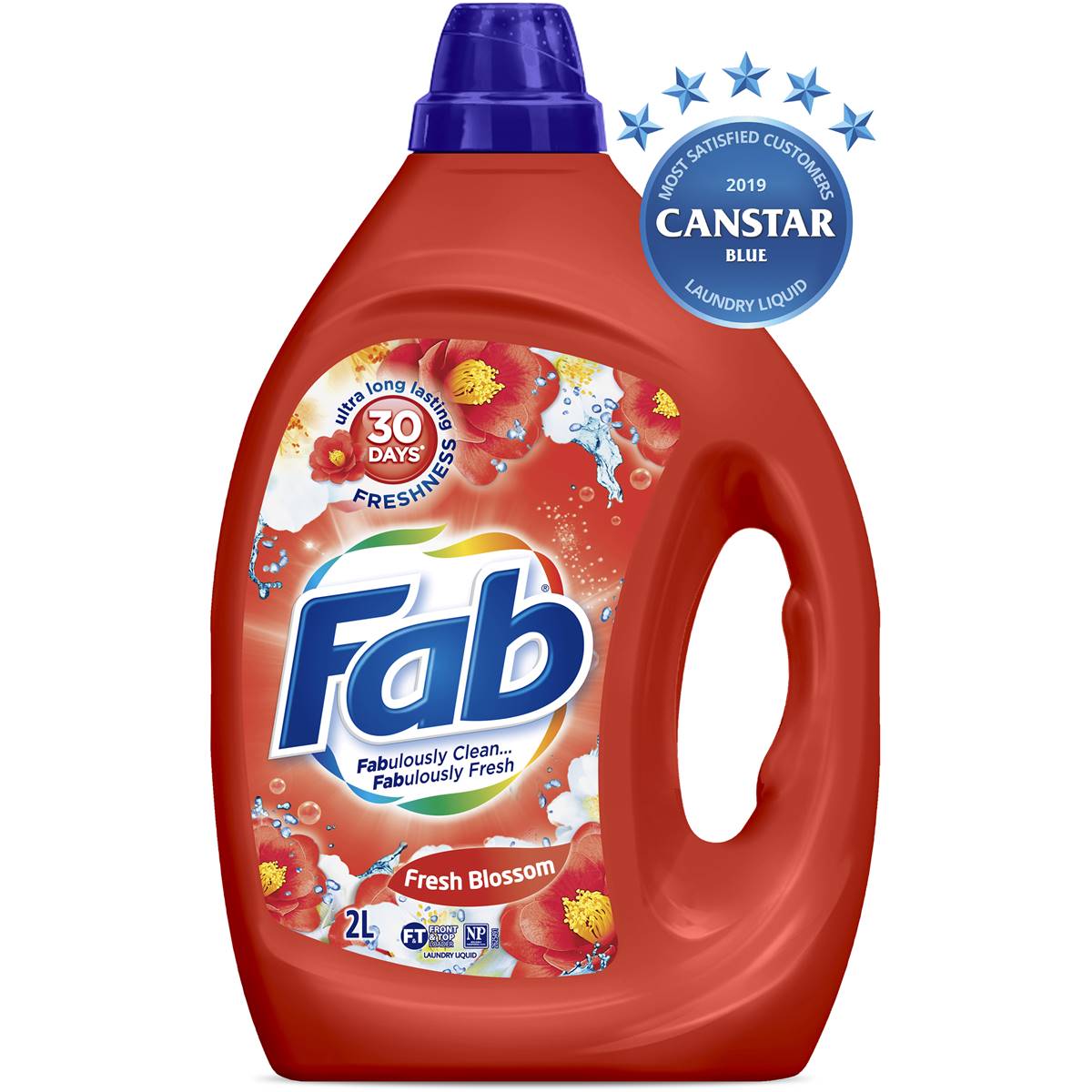 FAB 2L LAUNDRY LIQUID FRESH BLOSSOMS FRONT & TOP LOADER