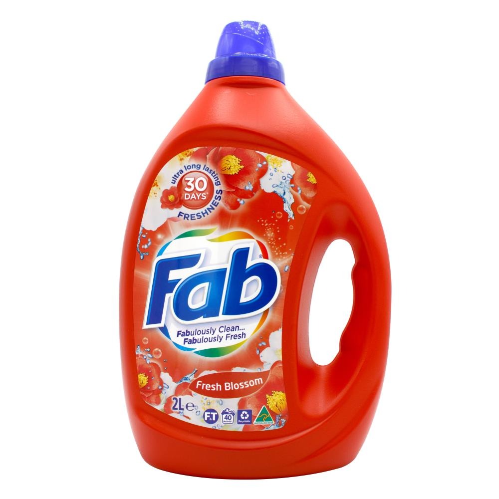 FAB 2L LAUNDRY LIQUID FRESH BLOSSOMS FRONT & TOP LOADER