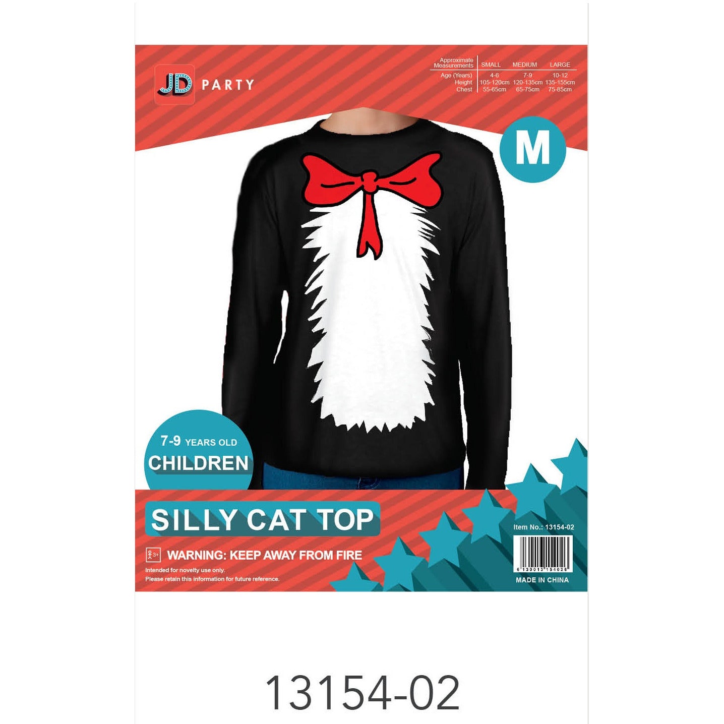 Adult Silly Cat Top M Size image 0
