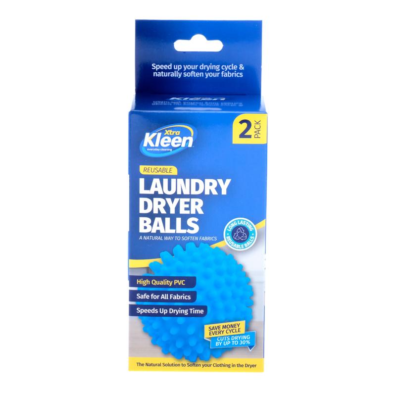 Laundry Dryer Balls 2pk - ?6.5cm - Blue