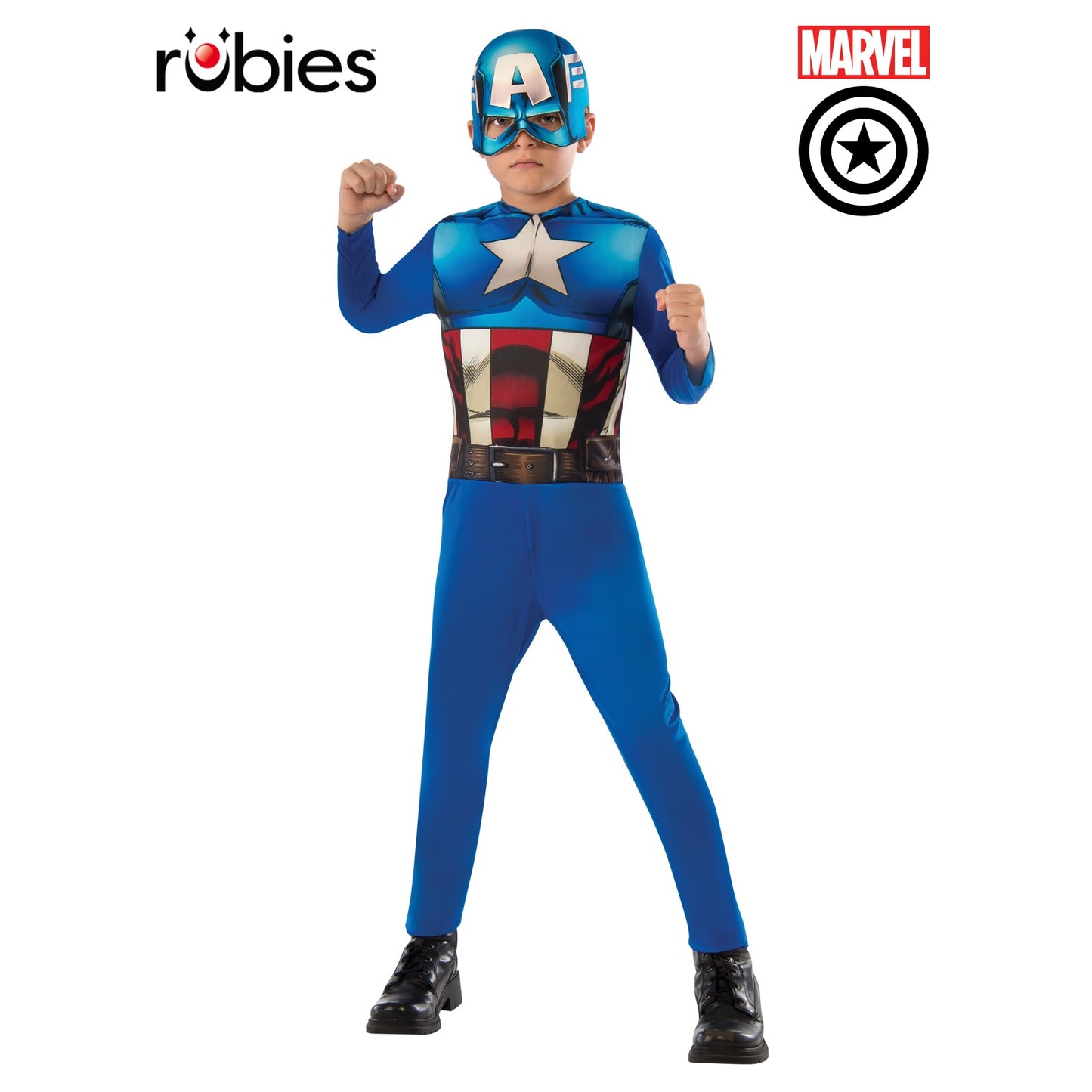 Captain America Classic Kids Costume. 4-6 years image 0