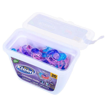 Laundry Liquid Capsule Disc Pods 30pk (4-in-1) - Lavender Fields