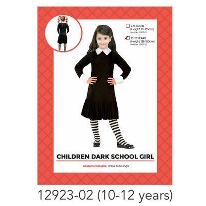 Children Wednesday Girl Costume (10-12) image 0
