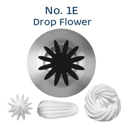 Piping Tip Drop Flower 1E image 0