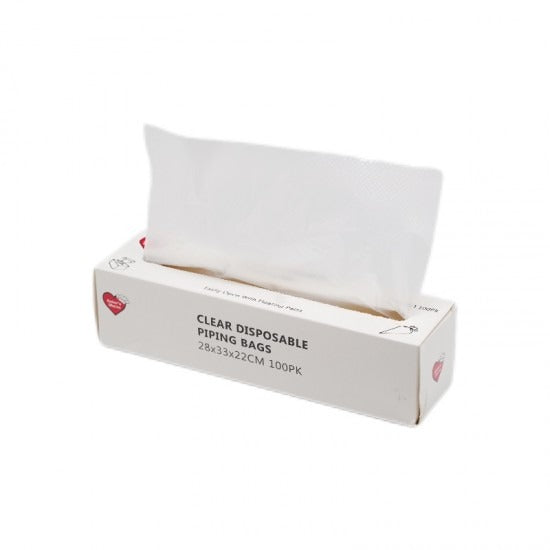 Clear Disposable Piping Bags 100pk 12" image 0