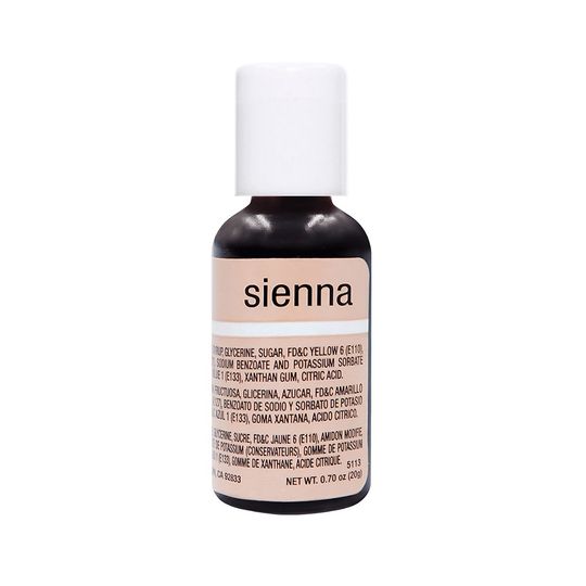 Chefmaster Liqua-Gel Sienna 0.7oz/20ml image 0