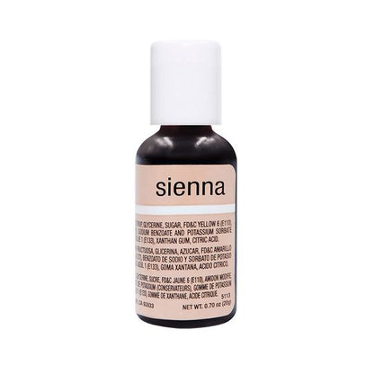 Chefmaster Liqua-Gel Sienna 0.7oz/20ml image 0
