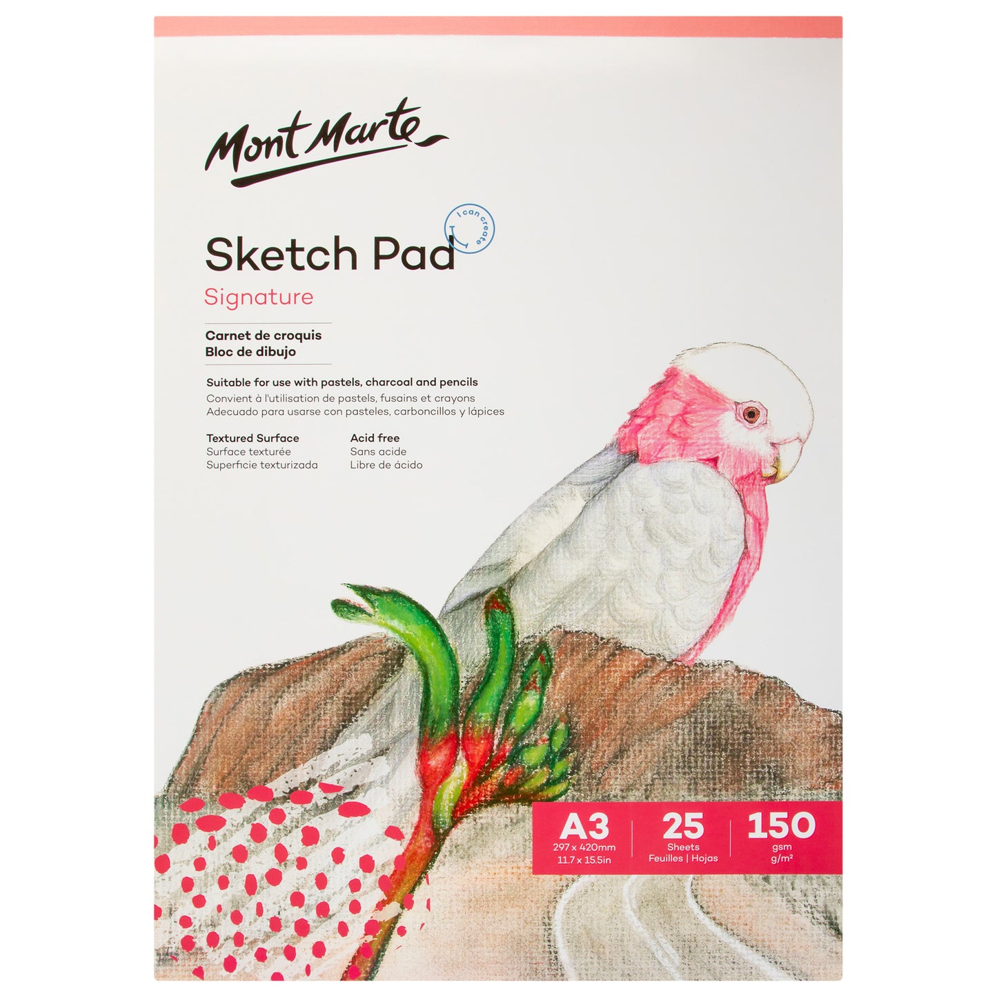 Sketch Pad A3 150gsm 25 Sheets image 0