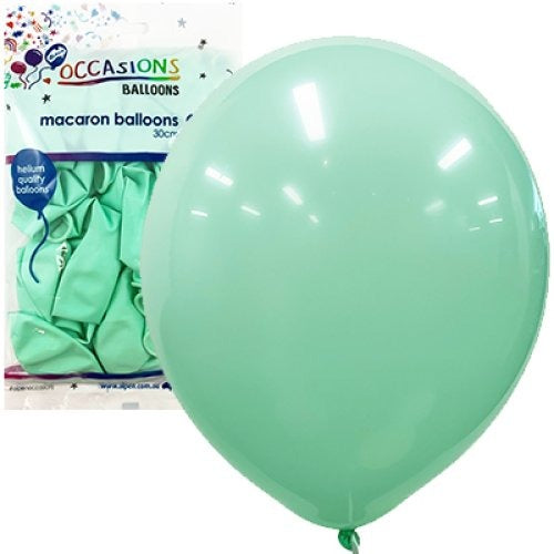 Pastel 30cm Latex Balloons 25pk - Green image 0