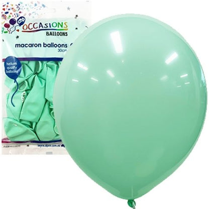 Pastel 30cm Latex Balloons 25pk - Green image 0