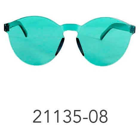 Party Glasses Perspex Wayfarer Green image 0