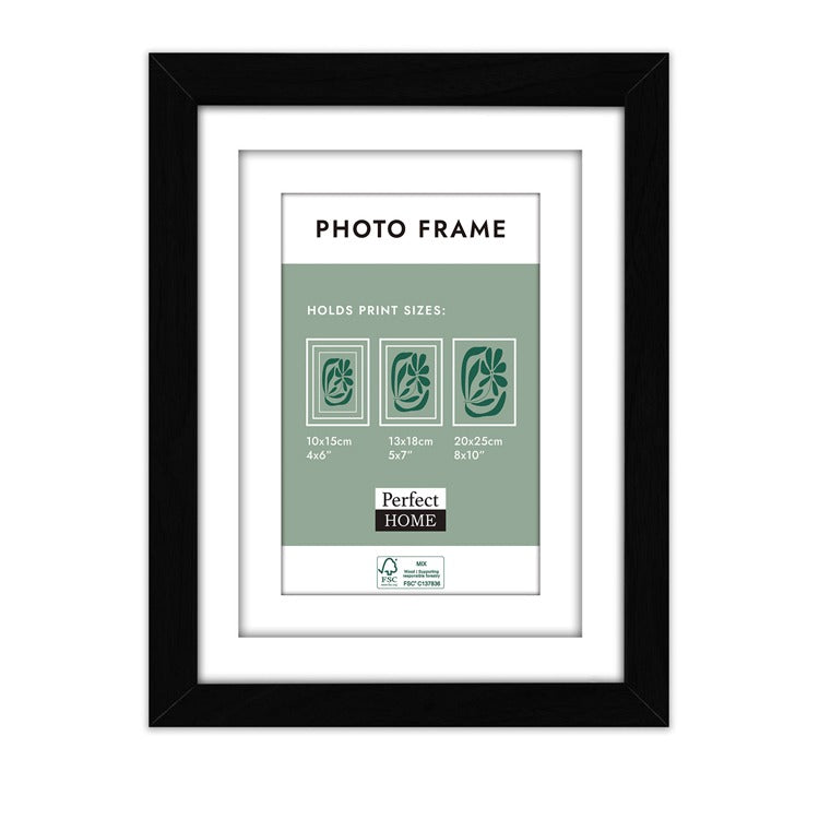 Oxford 8x10 Inch Black (4x6/5x7 Inch Mattings) image 0