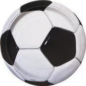 3D SOCCER 8 x 7" PAPER PLATES - PF image 0