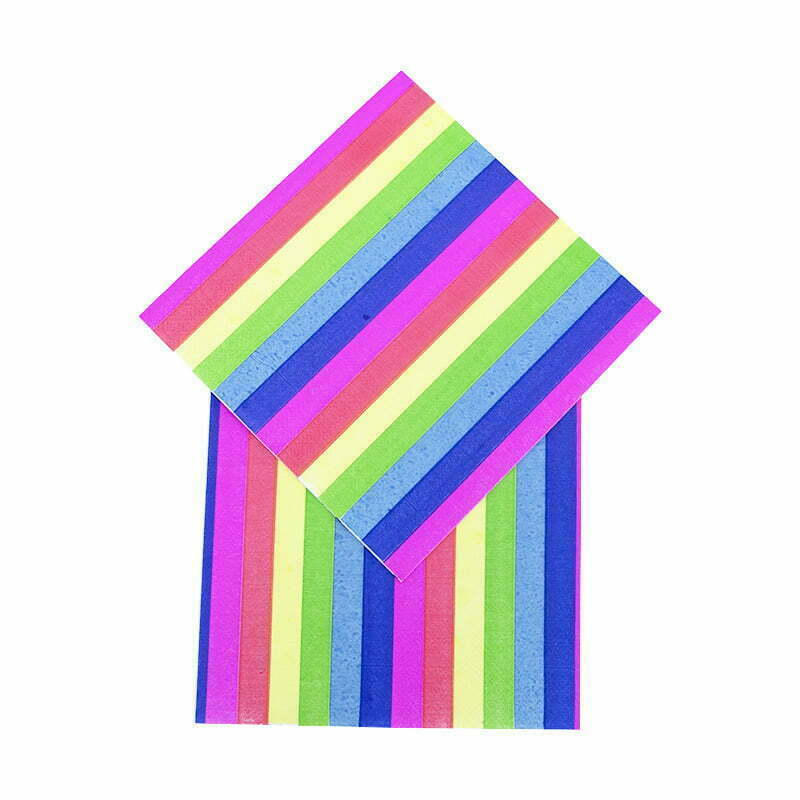 Rainbow Napkins - 16pk image 0