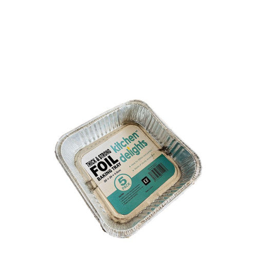 PK5 FOIL BAKING TRAY 20*20*4.5CM image 0